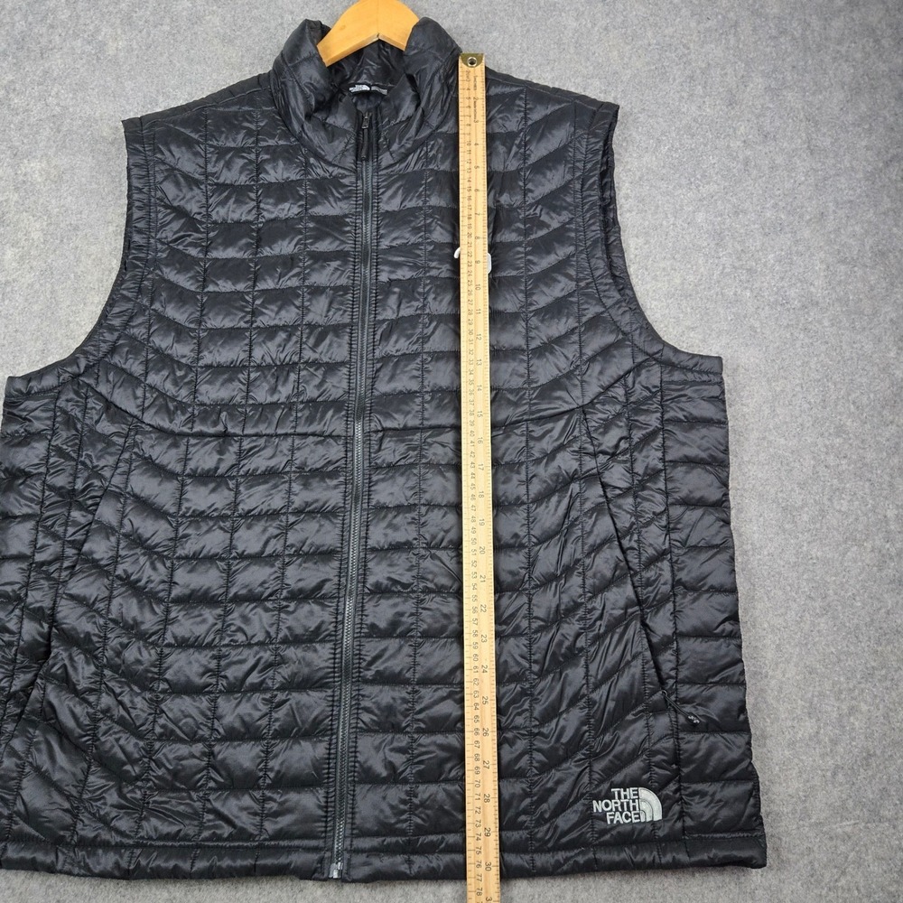 The North Face Thermoball Eco Vest Mens XXL Black Quilted Puffer Gorpcore Hiking - Picture 14 of 16